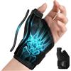 AYBUY Tutore Pollice, Tutore Pollice regolabile, tutore pollice Mano, Supporto Stabilizzante e Immobilizzante per Polso, Stabilizzatore per pollice Traspirante Per Lavoro e Sport, nero (Sinistro)