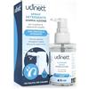 Udivita Detergente Spray per Apparecchi Acustici 30ml Igienizzante Udinett Beccuccio con Spazzola contro Sporco e Cerume - Formula Senza Alcol - Pulizia Auricolari Cuffiette Bluetooth Asciugatura Rapida