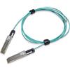 NVIDIA - Cavo ad attacco diretto 200GBase-AOC - QSFP56 a QSFP56 - 50 m - 50 m - fibra ottica - Active Optical Cable (AOC)