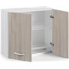 DEODATO Pensile per scolapiatti 80x33x72 cm olmo perla