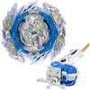 Netoke Gyros Turbo 4D Trottola Combinata, con Fusione Metallica Lanciatore, Giocattoli Classici Regalo per, B-189