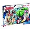 Clementoni - 29295 - Supercolor Puzzle - The Avengers - 180 Pezzi