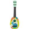 DHSBGWSX 1 chitarra per asilo, mini chitarra rotonda, giocattolo per violino, chitarro regolabile, ukulele