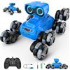Facarler Auto telecomandata, 8 WD 360° Drift Rotation Stunt Car, RC Auto 2,4 GHz Car Monster Truck, Auto Drifting telecomandata, con illuminazione a LED e musica