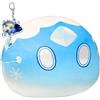 BJPERFMS GENSHIN Slime Peluche con Portachiavi, Peluche Slime Mostro, GENSHIN Cuscino Giocattolo, Pupazzo, Kawaii Bambola, per Gli Appassionati di Giochi