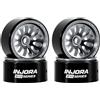 INJORA D19 Ripple Cerchio Beadlock in Alluminio 0.7 per Axial SCX30 1/30 (W7005)