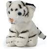 Uni-Toys - Tigre bianca Plushie - 15 cm (lunghezza) - Peluche