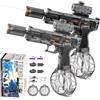 TOGETDREAM 2 Pezzi Pistola ad Acqua Elettrica, Pistole ad Acqua Alta Capacità Pistole ad Acqua Potenti a Lunga Distanza Blaster ad acqua Alta Capacità Water Gun Automatica per Feste Estive Piscina Spiaggia (A)