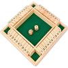 IZDUDO Shut The Box, Gioco da Tavolo in Legno per 4 Giocatori, Gioco di Dadi Classici, Giocattolo Tradizionale Matematica per Bambini, Adulti, Classe, Feste, Famiglia o Bar, Type A-2