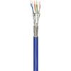 Goobay Matassa S/FTP Cavo Cat.7A+ Rame 100m Rigido PIMF Blu