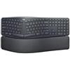 Logitech ERGO K860 for Business tastiera Bluetooth Tedesco Grafite