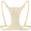 nolihoo Brevettato Reggiseno per Dormire Senza Rughe Antirughe(Seconda qualità), Reggiseno da Donna Contro La Scollatura delle Rughe, Cuscino per Il Seno, Taglia Unica, Traspirante, Beige Chiaro