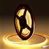 Tayire DC24V COB Striscia LED Bianco Caldo 3000K Larghezza 4mm, 5m 480LEDs/m Luci LED Nastro CRI90+ Super Luminosa Luci di striscia LED COB per Feste,Bancone,Decorazioni (alimentatore non incluso)