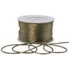 HATIANGE Cordoncino in raso di nylon 2mm, corda a coda di topo, corda di seta color caffè chiaro - 50,3 m, corda cinese per annodare, corda a coda di topo in seta per braccialetto, collana, creazione