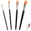 Yooyan Set di 4 pennelli acrilici - Set di pennelli multiuso con pennello acrilico, pennello ad acquerello, set di pennelli e pennelli perfetti per artisti, hobbisti, adatti per acrilico