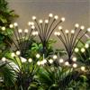 Jsdoin Solar Light Outdoor Waterproof Firefly, Swinging Garden Decoration Outdoor Courtyard Firefly Garden Light Road Fence 4pcs