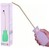 DustFlux Spolverino per terra di diatomee, 230 ml, grande, kit per spolverare polvere con tubo lungo in rame e imbuto pieghevole, spruzzatore in silicone per interni ed esterni, applicatore per