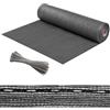 GARDENIX Pannello di Protezione per recinzioni da Giardino e ringhiere con Fascetta, 1,2 x 25 m, Antracite