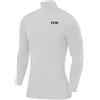 TCA PRO Performance Uomo Maglia Collo Alto a Maniche Lunghe - Bianco, M