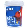 Vitalis Aquatic Nutrition Vitalis 40 g Platinum Marine Flakes - Mangime per pesci facile da digerire - Fiocchi per pesci per crescita vitale e varietà di colori