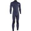 ION Element 3/2 Back Zip wetsuit men Blue, 48/S