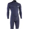ION Element 2/2 Shorty Long Sleeve Back Zip men Blue, 48/S