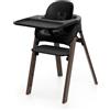 Stokke Seggiolone steps™ black warm brown- stokke