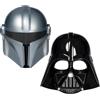 Star Wars Hasbro, Confezione da 2 Maschere, Maschera del Mandaloriano e di Darth Vader, Gioco di Ruolo a Tema Supereroi, Giocattoli per Bambini e Bambine dai 5 Anni in Su