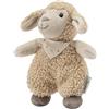 Sterntaler Mini fiocco di pecora - piccolo peluche in morbido tessuto - giocattolo per bambini riempito con ovatta di poliestere - fedele compagno con sonaglio per scoprire, coccole e giocare, beige