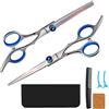 JYHY 6.0 professionale di taglio dei capelli forbici barbiere, assottigliamento set kit- Family capelli strumento di taglio, barbiere taglio dei capelli assottigliamento Texturizing