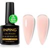 INPING Smalto Semipermante Unghie TPO-FREE HEMA-FREE, Trasparente Jelly Nude Rosa Semipermanente Unghie Gel Soak Off UV/LED Smalto Unghie per Novice Nail Art DIY, 7 ML
