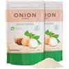 Nortembio Cipolla in Polvere 2 x 500 g Condimento Macinato Puro, Senza Additivi né Conservanti - Spezie Naturali Vegane per Zuppe, Salse, Carni e Stufati + eBook di Ricette 0