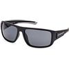 BMW MOTORSPORT BMW M Motorsport BS0023 Occhiali da Sole Uomo, Occhiali da Sole Unisex Leggeri, Forma Lente Navigator, Lenti Polarizzate Fumo, Nero Opaco