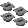 PATIKIL 2.4 Inch Passacavi Da Tavolo, 4Pcs Copri Foro Per Cavi Organizzatore Di Fili Per Cavi Per Ufficio Casa Tavolo Piano Di Lavoro, Grigio