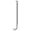 Gurtt Tubo flessibile 17673, dado da 1/2 x 1/2 pollice con curva a 90°, 300 mm, guaina in acciaio inossidabile, certificato DVGW, acqua potabile, tubo flessibile rinforzato