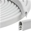 YHKJYH Guarnizione a u Profilo Gomma Serraggio 1-2 mm Profilo di Gomma per la Maggior Parte Delle Auto Lavorazione lamiera Costruzione barche Artigianato Casalinghi 10 Metri(10, Bianco, 2mm)