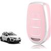 TOOMUME Cover Chiave TPU, Custodia Chiave Adatto per Renault Twingo Kangoo Clio Symbol Kwid Dacia Logan Sandero Stepway Duster Dokker, Copri Chiavi Guscio Chiave Auto Telecomando - Smart Key