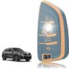 TOOMUME Cover Chiave TPU, Custodia Chiave Adatto per BMW Serie 1/2/3/4/5 X1 X2 X3 X4 X5 X6 F15 F16 F25 F44 F45 F48 F49 F85 F86 G30 G31 M3 M4 Z4, Copri Chiavi Guscio Chiave Auto Telecomando - Smart Key