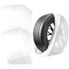 ZHIQIN 8 PCS Sacchetti per Pneumatici Auto Buste Pneumatici Antipolvere 100x100cm | Custodia Protettive per Pneumatici Sacchi Gomme Auto Plastica Impermeabili per Stoccaggio Cambio Pneumatico Fino 22 Pollici