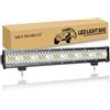 SKYWORLD 8D Barra LED Fuoristrada 20 Pollici 50 cm 420W Barra Luce a Led 12V 24V Impermeabile Fari Luce da Lavoro per Auto Camion SUV ATV 4x4 Veicoli Offroad, Impermeabile 6000K Bianca