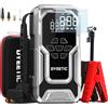 Dyeetic Avviatore Batteria Auto 8000A con Compressore 150PSI, Booster Avviamento per 12V Auto/Motor (All GAS e 12.0L Diesel), Jump Starter Power Bank Avviatore Emergenza con Torcia, Cavi di Avviamento