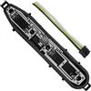 Gaogsiy Portalampada per Fanale Posteriore Destro a 6 Pin (lato passeggero) con Connettore, Compatibile con Berlingo Mk2 Van, Partner Mk2 Van (modelli con porte posteriori verticali) 3/2012-2018 # 9677205080