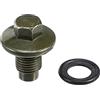 A ABSOPRO Tappo Coppa Olio Motore 1 Set M14x1.5 Auto Motore Olio Scarico Tappo con Rondella 1013938 per Guado