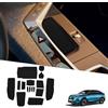Ruiya per Peugeot e-3008 GT Allure 2024 2025 Antiscivolo Interno Tappetini,Tappetini in Gomma per Auto Tappetino Bracciolo Protezione Scanalatura Porta Interni Tappetini Gomma Peugeot e3008 Accessori