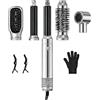 KYN Styler per capelli 5 in 1, asciugacapelli agli ioni, multiuso, spazzola ad aria calda professionale, ferro arricciacapelli automatico, piastra per capelli, per styling, volumizzazione, arricciatura