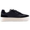 Armani Exchange Lion, Suede Details, Scarpe da Ginnastica Uomo, Nero, 44.5 EU