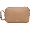 Calvin Klein Donna Borsa a Tracolla Logo Elongated Camera Bag con Zip, Marrone (Tannin), Taglia Unica