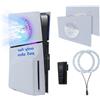 OEM Set di strisce LED bianche con hub USB per PS5 Slim