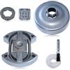 Haishine Tamburo Frizione Kit per Husqvarna 55 51 50 154 254, Con disco principale, pignone 325-7, pompa olio, rullo aghi, cuscinetto a rullini di ricambio OEM 503088702