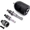 XIIW Mandrino autoserrante 2-13 mm 1/2 x 20UNF con 1/4 HEX, 3/8 SDS Plus